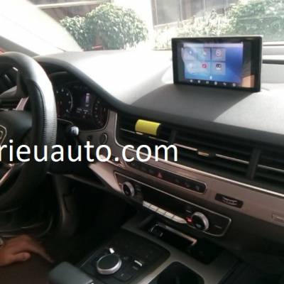 M&agrave;n h&igrave;nh android cho xe Audi Q7 2017