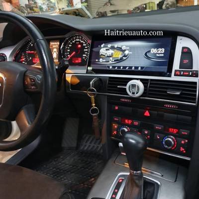 M&agrave;n h&igrave;nh android theo xe Audi A6