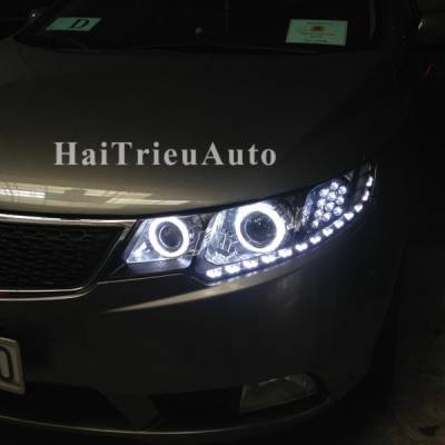 Đ&egrave;n bi xenon độ cho xe xe kia forte
