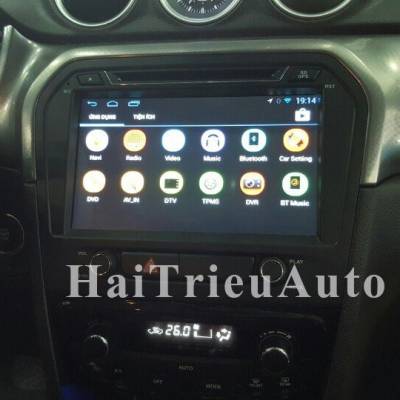 M&agrave;n h&igrave;nh dvd android theo xe vitara