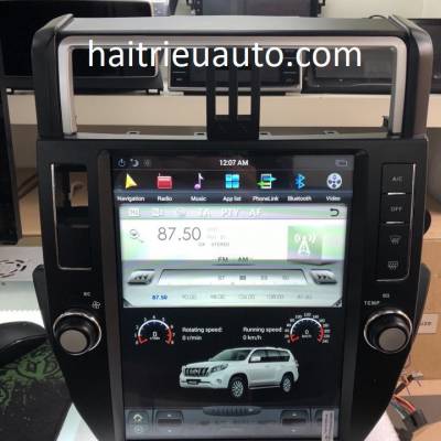 M&agrave;n h&igrave;nh tesla theo xe Toyota Land Cruiser Prado 2010-2013
