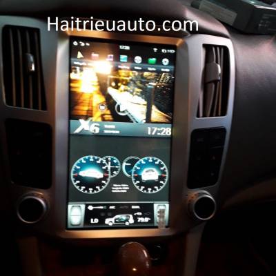 M&agrave;n h&igrave;nh tesla android cho xe Lexus RX 300