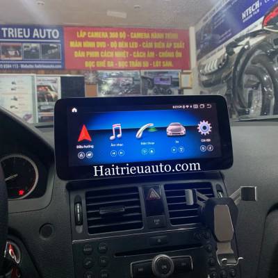 M&agrave;n h&igrave;nh android cho xe Mercedes C250 2010