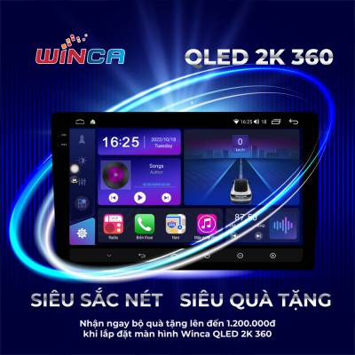 M&agrave;n h&igrave;nh android Winca S200+ PRO QLED 2K 360