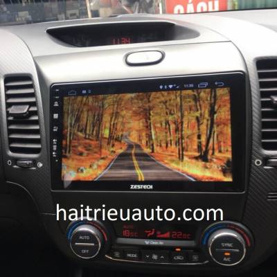 m&agrave;n h&igrave;nh android zestech theo xe kia K3