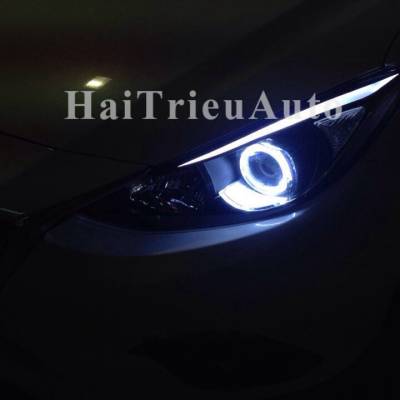 Đ&egrave;n pha mazda3 độ đ&egrave;n led