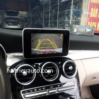 Lắp camera l&ugrave;i cho xe Mercedes C200