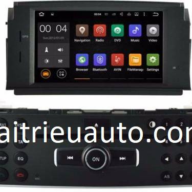 M&agrave;n h&igrave;nh dvd Android cho xe Mercedes C 2007- 2011