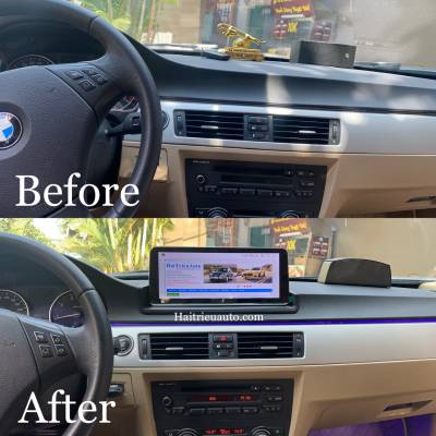 M&agrave;n h&igrave;nh android theo xe BMW 320i 2005-2012
