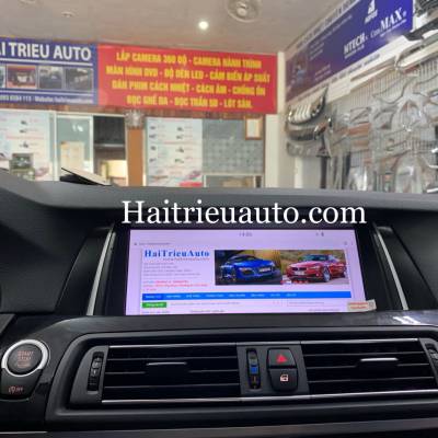 M&agrave;n h&igrave;nh android cho xe BMW 520i 