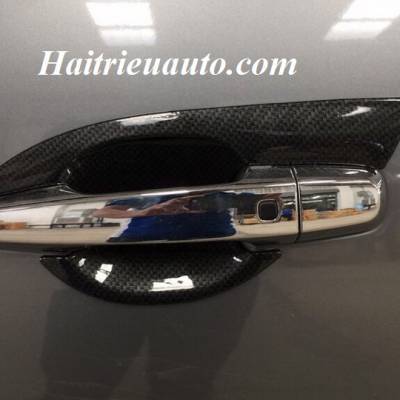 Ch&eacute;n cửa cacbon cho Pajero Sport