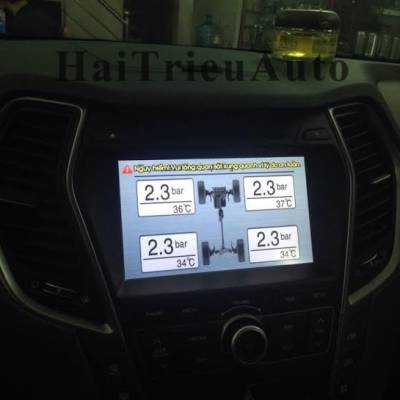 Cảm biến &aacute;p suất lốp hiện thị tr&ecirc;n dvd