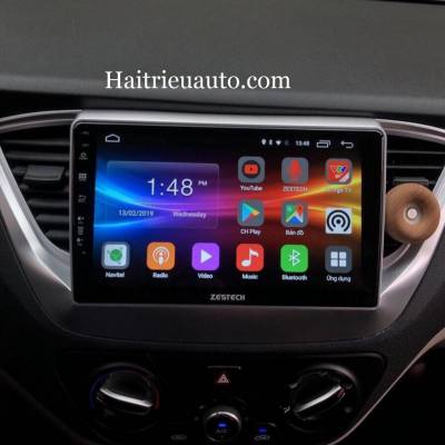 m&agrave;n h&igrave;nh android zestech theo xe accent