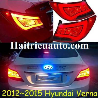 Đ&egrave;n hậu độ nguy&ecirc;n bộ cho xe Hyundai Verna