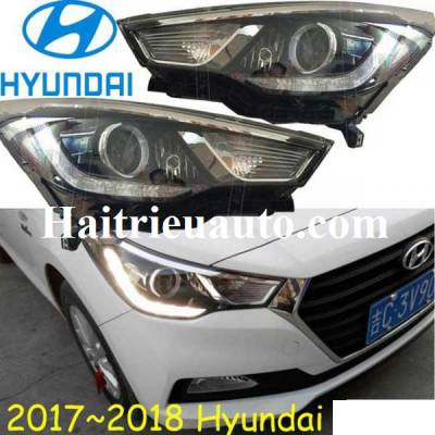 Đ&egrave;n pha nguy&ecirc;n bộ Hyundai Verna 2018
