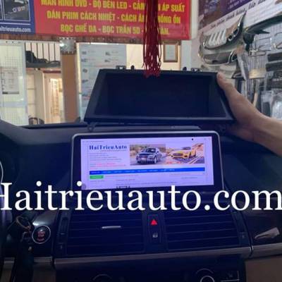 M&agrave;n h&igrave;nh android theo xe BMW E71