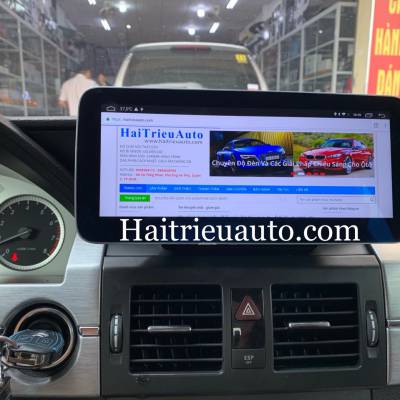 M&agrave;n h&igrave;nh android theo xe Mercedes GLK 2010