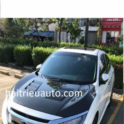 nắp cap p&ocirc;  độ cho xe honda civic 2017