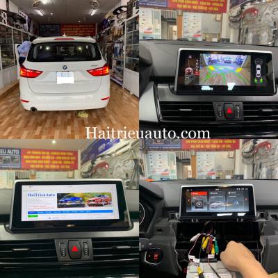 M&agrave;n h&igrave;nh android theo xe BMW 218i