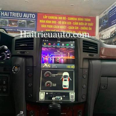 M&agrave;n h&igrave;nh tesla android xe Lexus LX 570