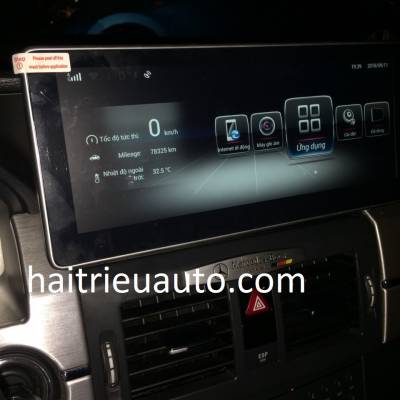 M&agrave;n h&igrave;nh android theo xe Mercedes GLK 250