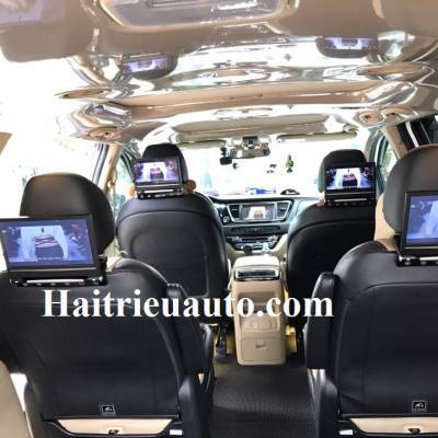 LẮP M&Agrave;N H&Igrave;NH GỐI ĐẦU SAU CHO XE KIA SEDONA