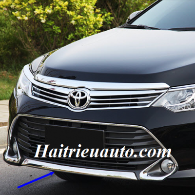 Ốp trang tr&iacute; cản trước Camry 2015