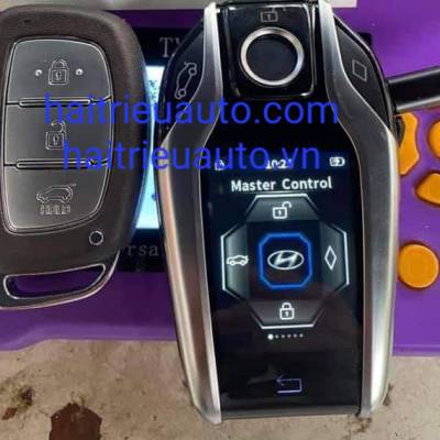 n&acirc;ng cấp ch&igrave;a kh&oacute;a th&ocirc;ng minh theo xe hyundai c