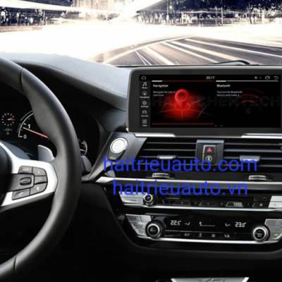 m&agrave;n h&igrave;nh android theo xe BMW X3 2018
