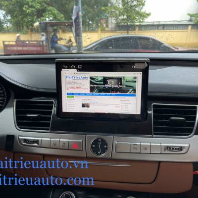 m&agrave;n h&igrave;nh android theo xe audi A8