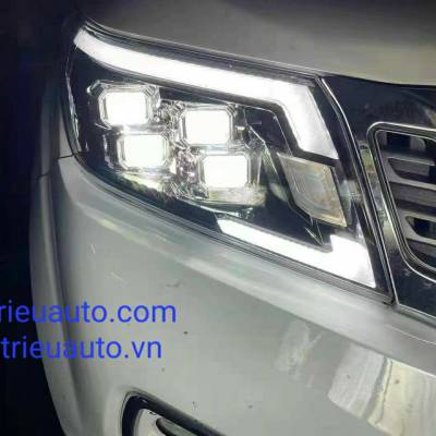 bộ đ&egrave;n pha độ xe navara