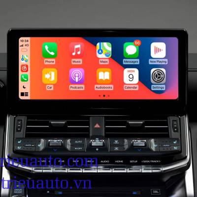 M&agrave;n h&igrave;nh android xe Toyota Land Cruiser 2022