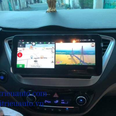 m&agrave;n h&igrave;nh android xe Hyundai accent 2021