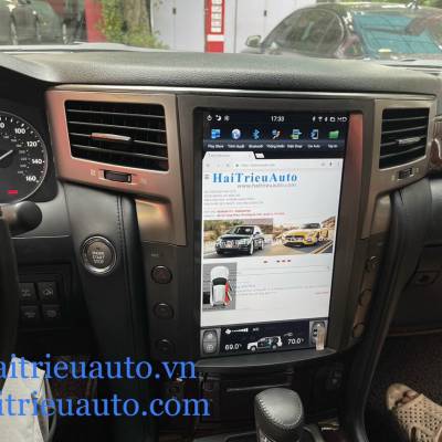 M&agrave;n h&igrave;nh android tesla xe Lexus LX570 