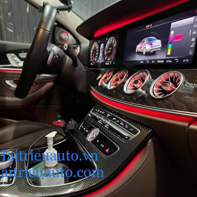 Cửa gi&oacute; Turbine led trước xe mercedes  E