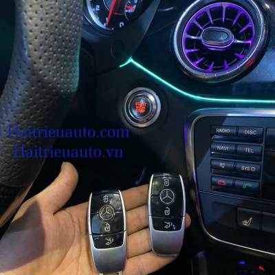 Ch&igrave;a kh&oacute;a th&ocirc;ng minh star stop xe Mercedes E