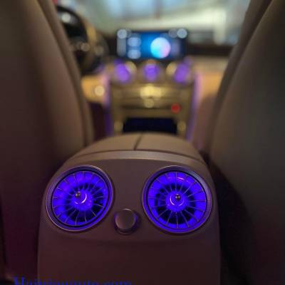 Cửa gi&oacute; tunrbine led sau mẫu mới xe mercedes GLC