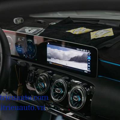 N&acirc;ng cấp m&agrave;n h&igrave;nh android xe Mercedes GLA