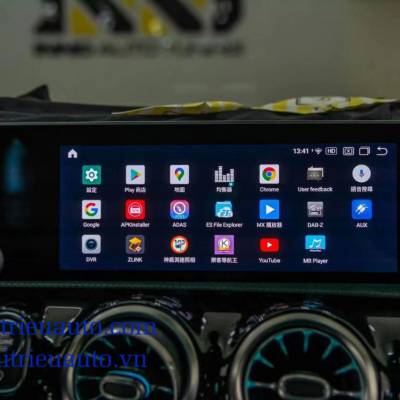 N&acirc;ng cấp m&agrave;n h&igrave;nh android xe Mercedes GLB