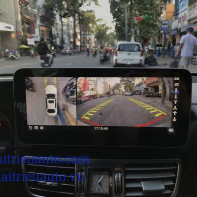 M&agrave;n h&igrave;nh android liền camera 360 xe mercedes E 