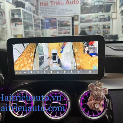 M&agrave;n h&igrave;nh android Omas Pro 360 xe mercedes
