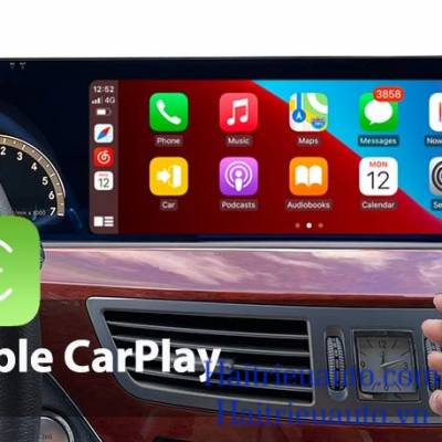 M&agrave;n h&igrave;nh android xe Mercedes S 