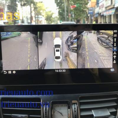 M&agrave;n h&igrave;nh android Omas 360 xe mercedes E