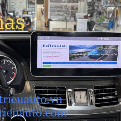 M&agrave;n h&igrave;nh android Omas Pro xe mercedes E 2014