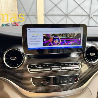 M&agrave;n h&igrave;nh android Omas Pro xe mercedes
