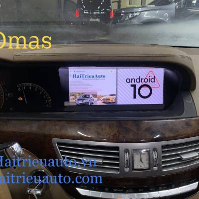M&agrave;n h&igrave;nh android Omas xe Mercedes S 2010