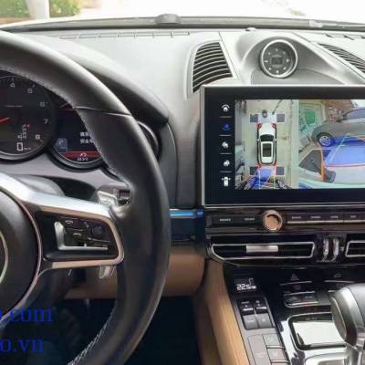 M&agrave;n h&igrave;nh android 360 Porsche Cayenne