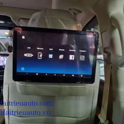 M&agrave;n h&igrave;nh android gối đầu xe Land cruiser 2022