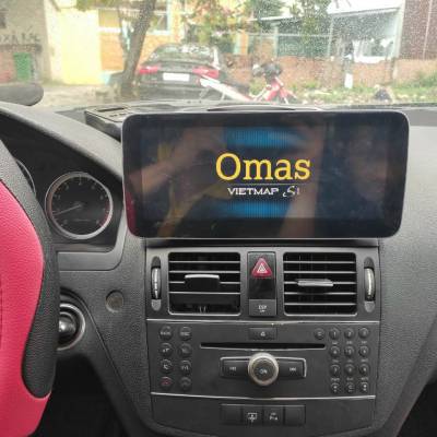 M&agrave;n h&igrave;nh android Omas Pro 360 xe Mercedes C 2010