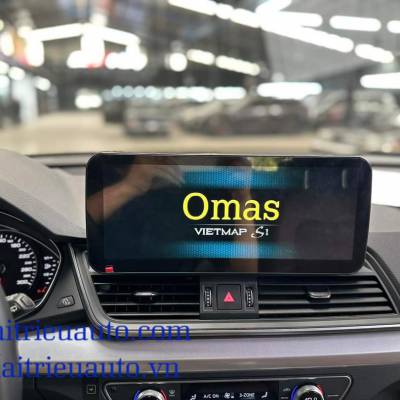 M&agrave;n h&igrave;nh android Omas xe audi Q5 2017